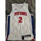 2 Cade Cunningham Detroit Pistons jersey white player version