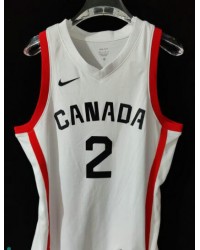 2 Gilgeous-Alexander Canada Basketball 2024 Summer Limited Swingman Jersey white