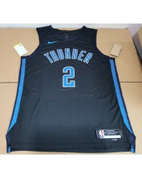 2 Gilgeous-Alexander OKC 22-23 jersey navy player version