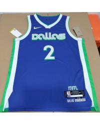 2 Irving Mavericks 22-23 City jersey blue player version