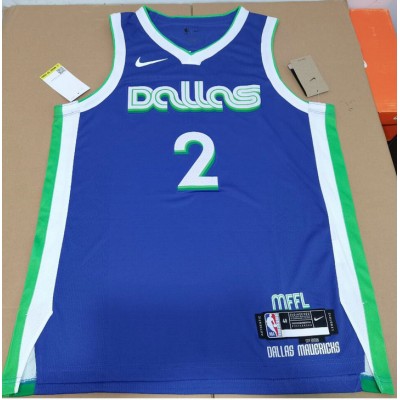 2 Irving Mavericks 22-23 City jersey blue player version