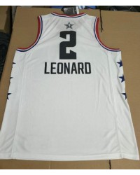 2 Leonard 2019 all star game jersey white