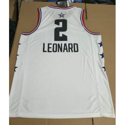 2 Leonard 2019 all star game jersey white