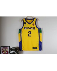 2 Yago Brazil 2023 FIBA jersey yellow