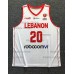 20 Wael Arakji Lebanese National Team Jersey Unisex White