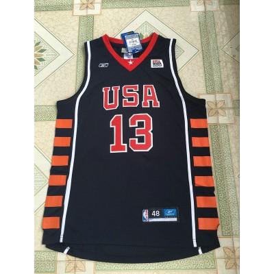 2004 Duncan 13 Athens Olympic jersey Blue