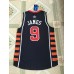 2004 Lebron James 9 Athens Olympic jersey Blue