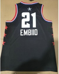 21 Embiid 2019 all star jersey black