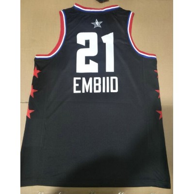 21 Embiid 2019 all star jersey black