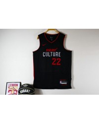 22 Butler Miami Heat 24-25 city jersey black player version