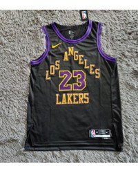 23 James Lakers 2023-24 city jersey player version