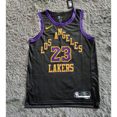 23 James Lakers 2023-24 city jersey player version