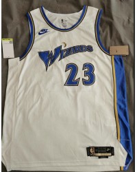 23 Jordan Wizards 2022-23 classic jersey white player version