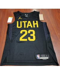 23 Markkanen Jazz Custom Black 2022-23 Statement Edition Jersey player version