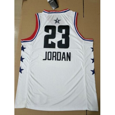 23 Michael Jordan 2019 all stars game jersey white