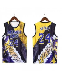 24 Kobe Bryant Hip hop basketball jersey