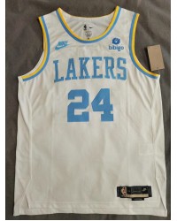 24 Kobe Bryant Lakers 22-23 Classic jersey white player version