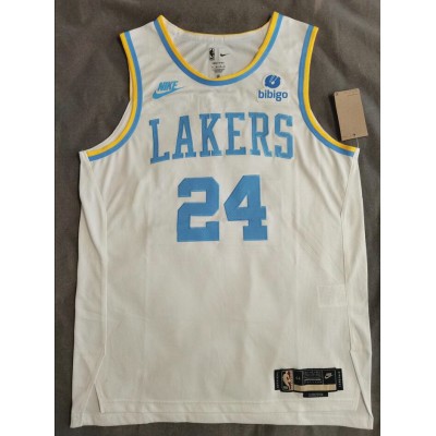 24 Kobe Bryant Lakers 22-23 Classic jersey white player version