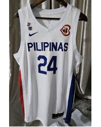 24 Ramos Philippines 2023 FIBA jersey white