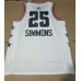 25 Simmons 2019 all star jersey white