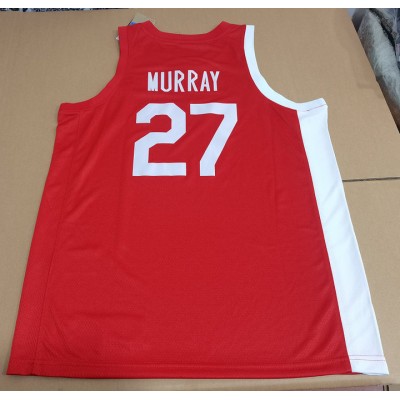 27 Murray Canada Team 2023 jersey red