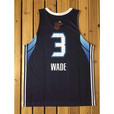 3 Dwyane Wade 2009 NBA All Star Game Jersey East Miami Heat