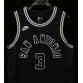 3 Johnson San Antonio Spurs 2022-23 Classic Edition Black Jersey player version