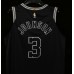 3 Johnson San Antonio Spurs 2022-23 Classic Edition Black Jersey player version