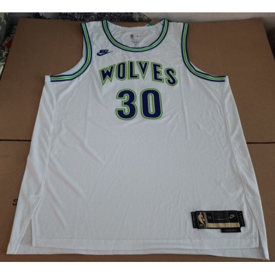 30 Cox Wolves 2023-24 Classic Jersey white player version