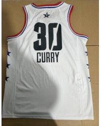 30 Curry 2019 All stars game jersey white