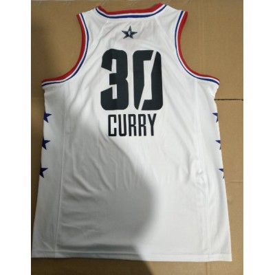 30 Curry 2019 All stars game jersey white