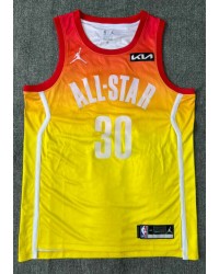 30 Curry 2023 Nba all stars game Team Giannis jersey yellow