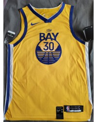 30 Curry Golden State Warriors 21-22 Statement Edition Jersey Yellow