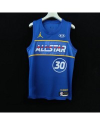 30 Randle 2021 all star jersey blue player version