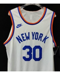 30 Randle New York Knicks 75th Anniversary White Jersey player version