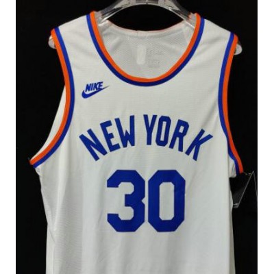 30 Randle New York Knicks 75th Anniversary White Jersey player version