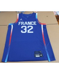 32 Webanyama France Olympics Limited Road Jersey blue