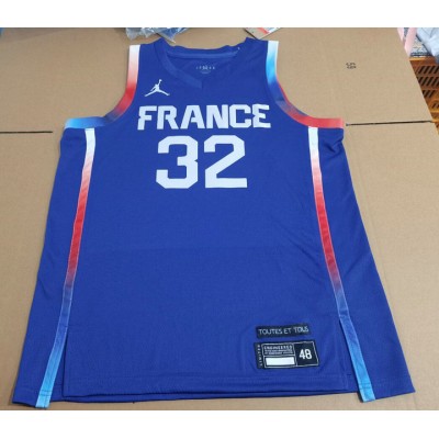 32 Webanyama France Olympics Limited Road Jersey blue