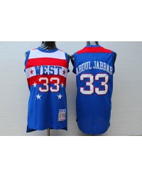 33 Abdul Jabbar 1980 all stars game jersey