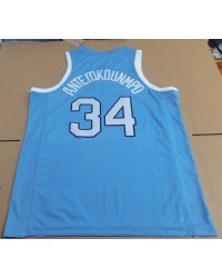 34 Antetokounmpo 2024 Greece Team jersey blue