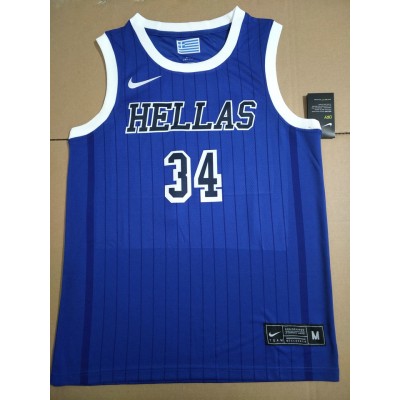 34 Antetokounmpog 2019 Greece Fiba jersey blue 02