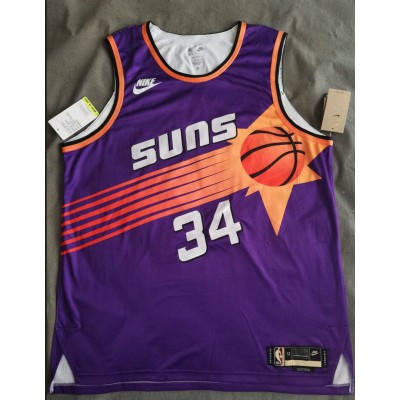 34 Barkley Suns 2022-23 Classic jersey purple player version