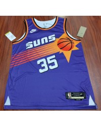 35 Durant Suns 2023-24 Classic jersey purple player version