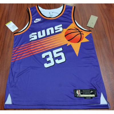 35 Durant Suns 2023-24 Classic jersey purple player version