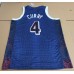 4 Curry 2024 USA Team jersey navy with stripe