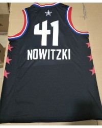 41 Nowitzki 2019 All star game jersey black