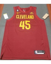 45 Mitchell 2022-23 Cleveland Cavaliers Icon Edition Jersey player version