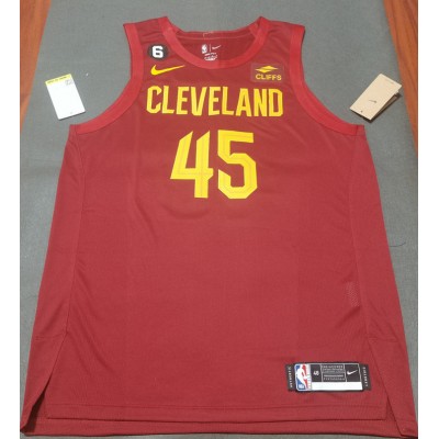 45 Mitchell 2022-23 Cleveland Cavaliers Icon Edition Jersey player version