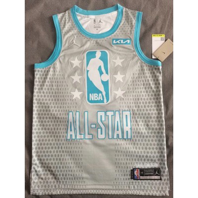 45 Mitchell 2022 All star game jersey grey