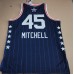 45 Mitchell 2024 East All star game jersey Navy